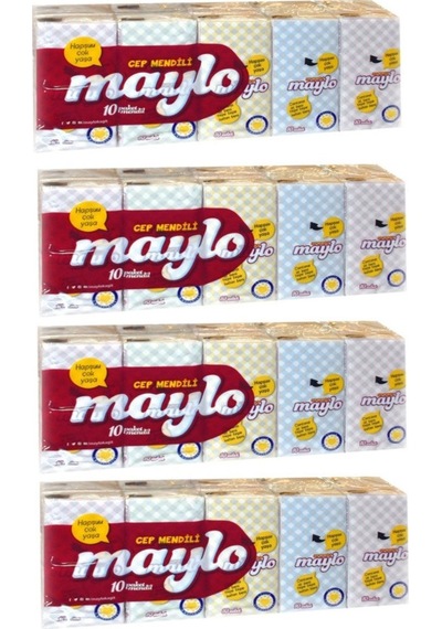 Maylo Cep Mendili 10'lu Paket X 4'lü