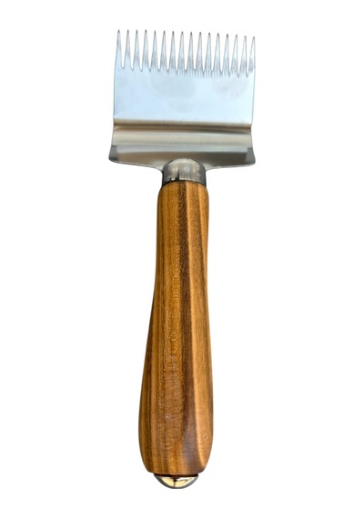 Krom Sır Tarağı Ahşap Saplı