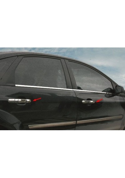 Ford Focus 2 Krom Kapı Kolu 4 Kapı 2005-2011 Paslanmaz 8 Parç