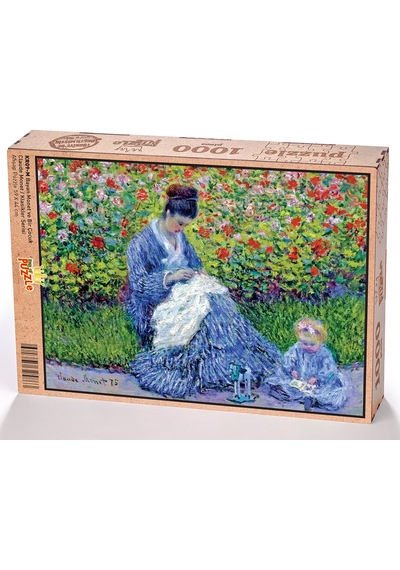 King Of Puzzle Bayan Monet Ve Bir Çocuk 1000 Parça