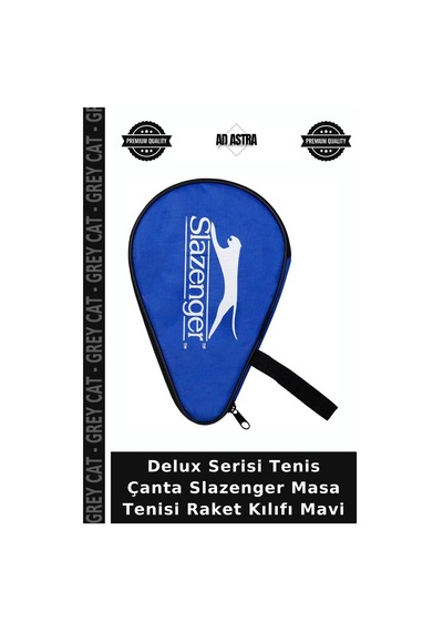 Delux Serisi Tenis Çanta Slazenger Masa Tenisi Raket Kılıfı Mavi