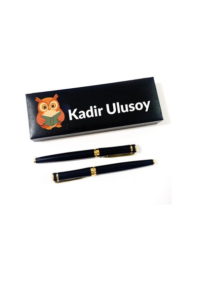 Kişiye Özel İsimli Dolma Kalem İçi Boş Ve Roller Kalem Seti Şık Kutulu Premium Hediye Diğer