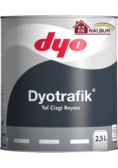 Dyo Trafik Yol Çizgi Boyası 2,5 Litre Beyaz 1 L