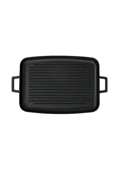 Tr Döküm Grill Tepsi, Izgara Yüzeyli, Metal Kulplu, 31x42cm Diğer