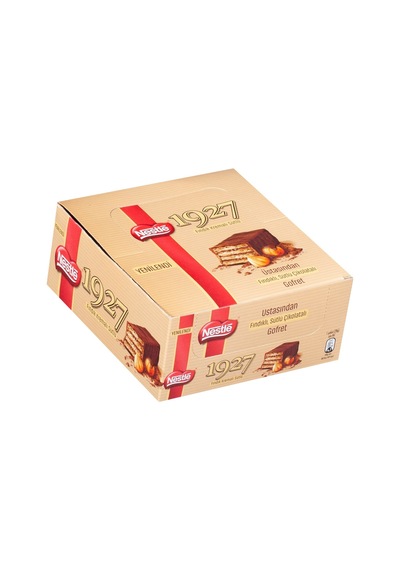 Nestlé 1927 Sütlü Çikolatalı Gofret 12x28g - Usta İşi Lezzet 3'li Ekonomik Paket - 3 Adet Tarı