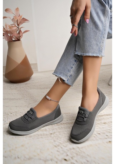 Nesilshoes Nesil Shoes Bsea 575 Füme Memory Foam Kadın Yürüyüş Ayakkabısı Nesilshoes Nesil Shoes Bsea 575 Füme Memory Foam Kadın Yürüyüş Ayakkabısı