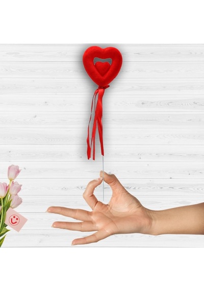 Kalp Çubuk Iç Içe Kalp, 21 Cm X 4,5 Cm - 10 Adet