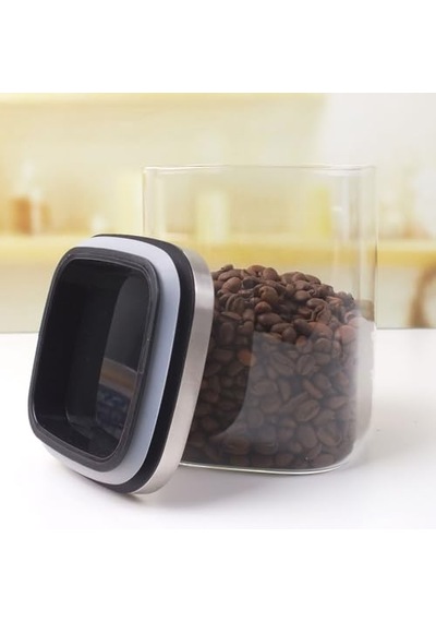 700ml Sızdırmaz Vakumlu Metal Kapaklı Borosilikat Cam Kavanoz Hava Geçirmez &amp Dayanıklı Gıda Saklama Kab Diğer