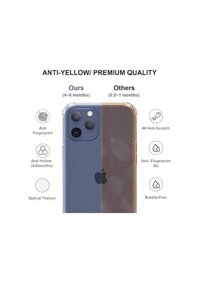 Apple Uyumlu  iPhone 12 Pro Max Antishock Köse Korumali Seffaf Kapak Kilif 464042357