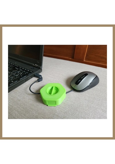 Bezos 3d Baskı Taşınabilir Kablo Düzenleyici Makara Şarj Ve Usb Kablo Toplayıcı Döner Kablo Sarıcı - Yeşil 22