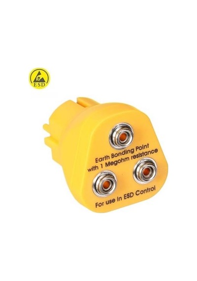 Esd Antistatik 3x10mm Topraklama Fişi Iz-ebp3seu