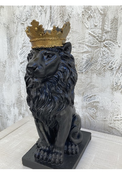 Aslan Taçlı Heykel, Biblo Siyah Büyük