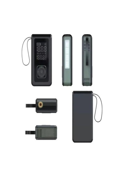 Auhma A7700 4'ü 1 Arada Akü Takviye, Şarjlı Hava Pompası, Powerbank Ve Dijital Fener