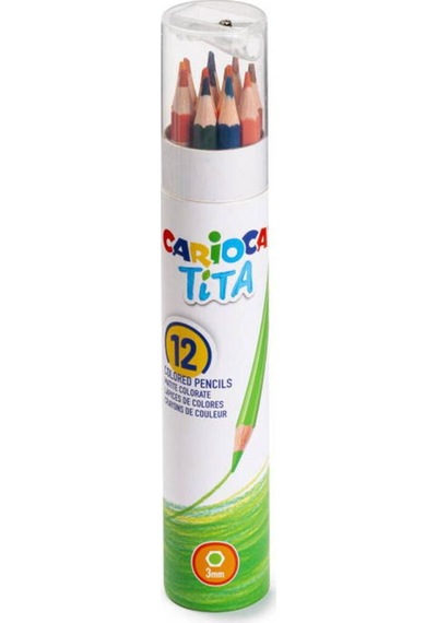 Marka Tita Kuru Boya Kalemi 12'li Kuru Boya Kalemi Çok Renkli