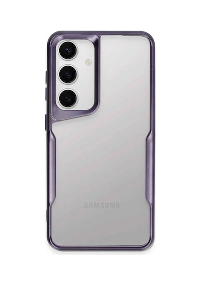 Newface - 867 - Samsung Galaxy A55 5g Kılıf Boyi Silikon Kapak - - Edntrend - Derin Mor