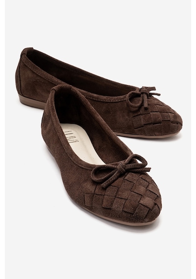 Luvishoes 03 Kahverengi Süet Hakiki Deri Kadın Babet Ayakkabı Kahverengi Luvishoes 03 Kahverengi Süet Hakiki Deri Kadın Babet Ayakkabı Kahverengi