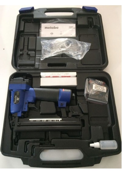 Metabo F32 9025 Havalı Zımba ve Brad Çivi Çakma Tabancası Seti
