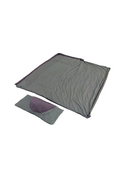 Outwell Contour Lux Yazlık & Kışlık Taraflı -19 C Uyku Tulumu Blue Sol F. Mavi