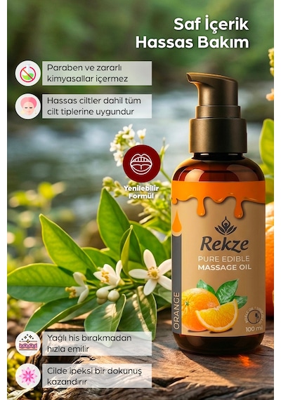 Masaj Yağı - Portakal Aromalı Vücut Aromaterapi 100 Ml - 635846700