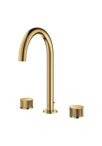 Grohe Atrio Private Collection 3 Delikli Lavabo Bataryası L-Boyut - 20595GL0 Altın