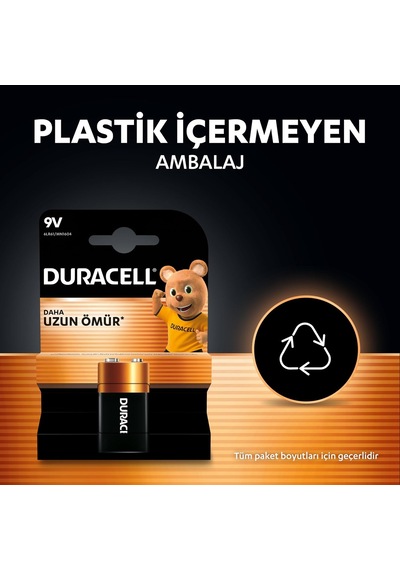 Basıc Alkalin 9v Pil 1'li Paket