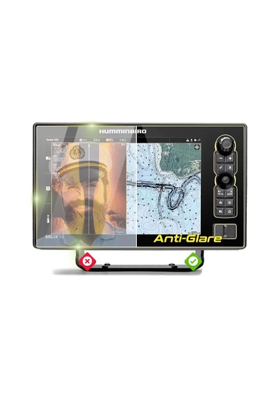 Humminbird Solıx 10 Chırp Mega Sı+ G3 - Ipg Anti-glare Yansıma Önleyici Mat Ekran Koruyucu