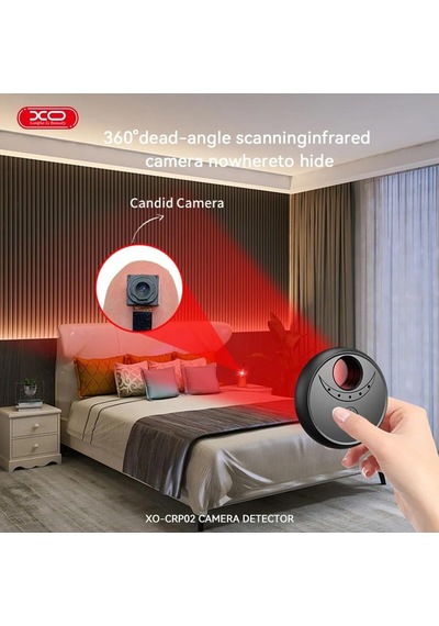 Xo Crp02 Gizli Kamera Dedekötürü, Kızılötesi Dedektör, Otel, Ofis, Toplantı Alanlarında Güvenli
