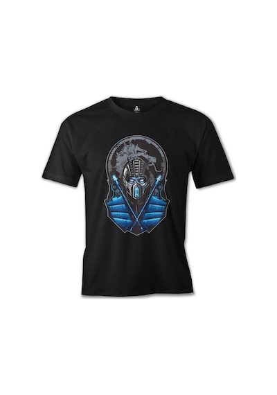 Mortal Combat - Sub Zero Siyah Erkek Tshirt