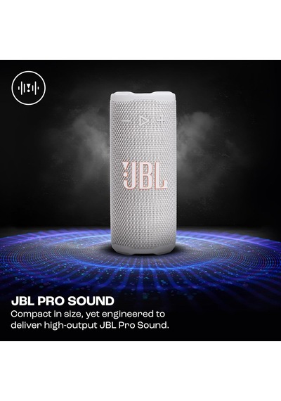 Grip Bluetooth Hoparlör, Beyaz, Jbl Pro Ses, Aı Sound Boost, Ip68 Su Geçirmez Ve Toz Geçirmez, Ambiyans Aydınlatmas
