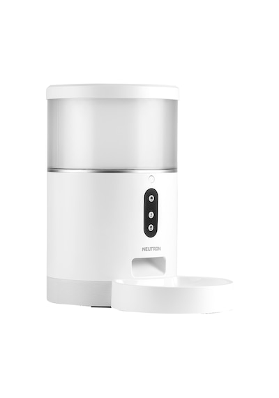 Neutron Kameralı ve Sesli Akıllı Mama Kabı Wi-Fi Destekli - App ile Kontrol