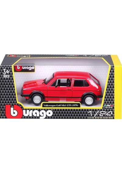 Bburago 1979 Volkswagen Golf Mk1 Gtı Kırmızı 1 24 Model Araba