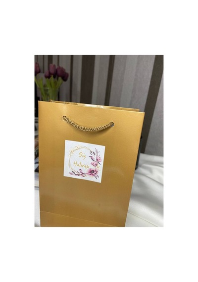 Söz Hatırası Etiketi Altıgen Kare Mat Sticker 4.5 Cm 40 Adet Çok Renkli