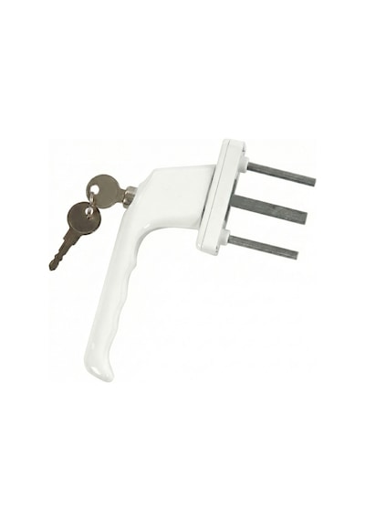 Pvc Kilitli Pencere Kolu - Beyaz