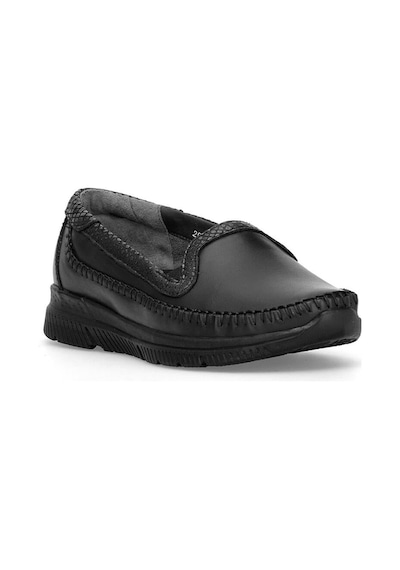 Forelli 29423 Laden-g Kadın Hakiki Deri Casual Ayakkabı Siyah