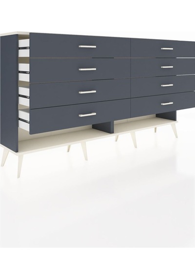 Arges Konsol 8 Çekmeceli 176x30x99 Antrasit-aytaşı/antrasit Antrasit-aytaşı/antrasit Arges Konsol 8 Çekmeceli 176x30x99 Antrasit-aytaşı/antrasit Antrasit-aytaşı/antrasit