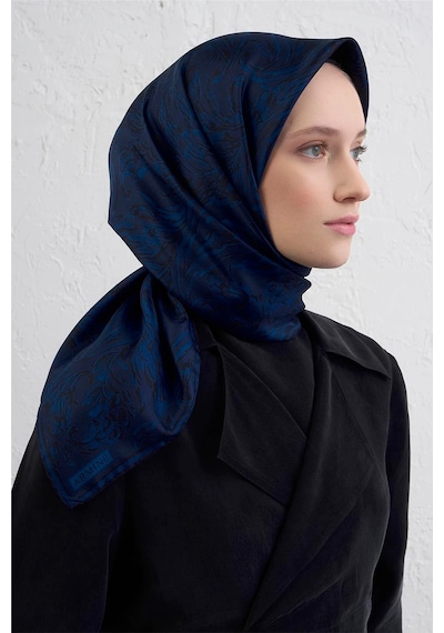 Armine Sura İpek Eşarp - 2025/2026 Sonbahar Kış - 9431d01 S Lacivert