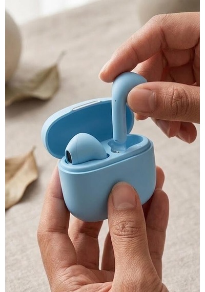 Özel Üretim Akıllı İletişim Cihaz Bluetooth Kulaklık Kulak İçi Tws G70 Mavi