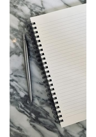 Fark Tanıtım Spiralli Defter, Siyah Kapaklı, A5 Boyutunda 15x21 Cm , 100 Yaprak Çizgili 124-Pembe