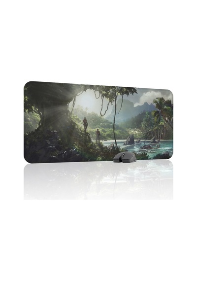Crysis Kaymaz Dikişli Kauçuk Oyuncu Mousepad V5 - 90x40 Xxl Gaming Mouse Pad Fare Altlığı