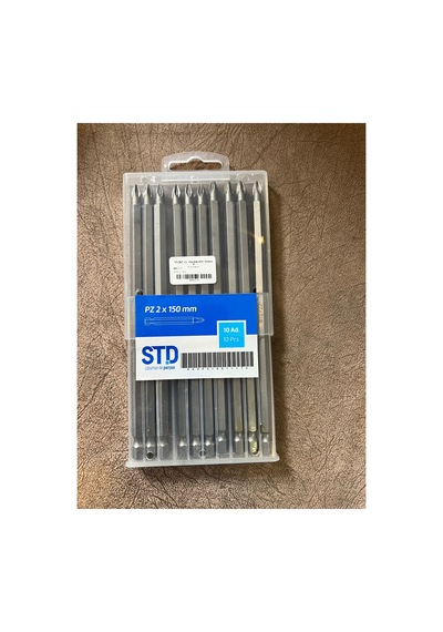 Uç Yıldız Matkap Ucu Vidalama Pz2 X 150 Mm Uzun Boy 15 Cm 2 Adet