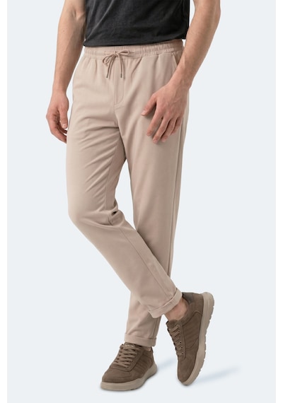 Slazenger Espıno Erkek Cepli Bej Eşofman Altı