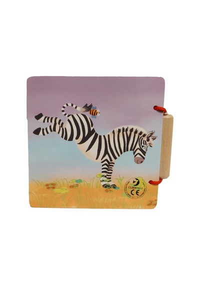 Calimera Toys Ahşap İlk Kitabım Hayvanlar Ailesi