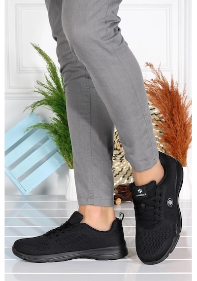 Lumberjack Agatha 3fx Siyah Siyah Comfort Casual Rahat Kalıp Erkek Spor Ayakkabısı Siyah