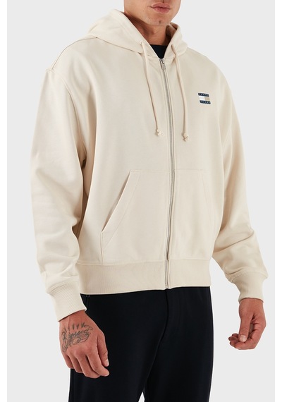 Tommy Jeans Erkek Sweat Dm0dm21626 Ach Krem Krem