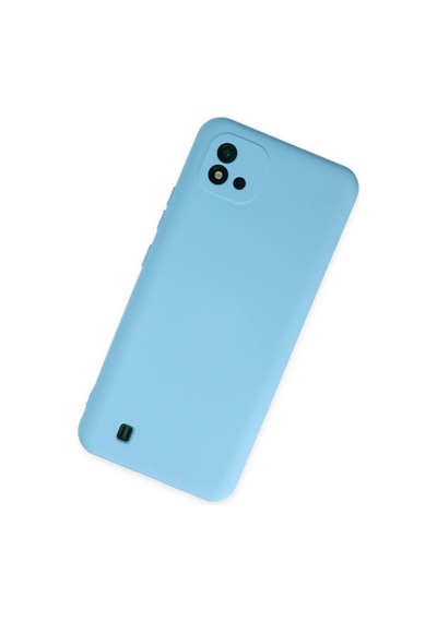 Uryport Realme C11 2021 Kılıf Nano İçi Kadife Silikon - Mavi