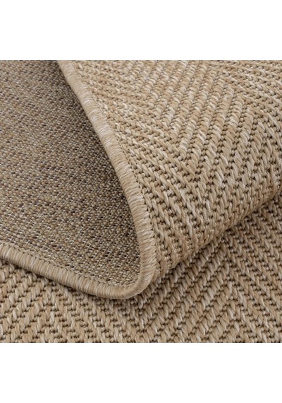 Düz Bej Kılçık Desenli Modern Halı - L665bjbo Kahve