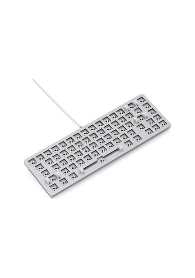 Pc Gaming Race Keyboard Barebone 2 White Ice - Compact Tkl Hibrid