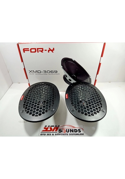 For-x Oval Midrange For-x 300w 150rms Midrange Hoparlör For-x Xmd-3069 Prof Midrange