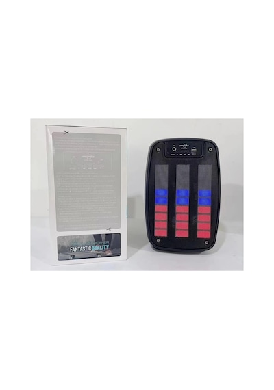 Mikrofonlu Bluetooth Speaker Fm Usb Tws Sd Kart Kablosuz Taşınabilir Şarjlı Hoparlör