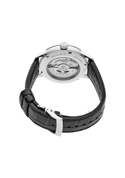 Seiko Ssk039 Time Saat Garantili Presage Deri Kordon Otomatik Mekanizma Siyah Renk Erkek Kol Saati Siyah